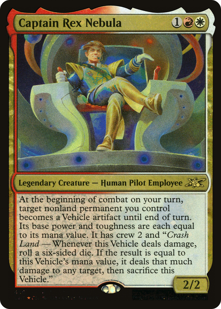 Captain Rex Nebula (Galaxy Foil) (UNF-450) - Unfinity Foil