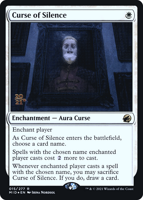 Curse of Silence (PRE-15S) - Innistrad: Midnight Hunt Promos Foil