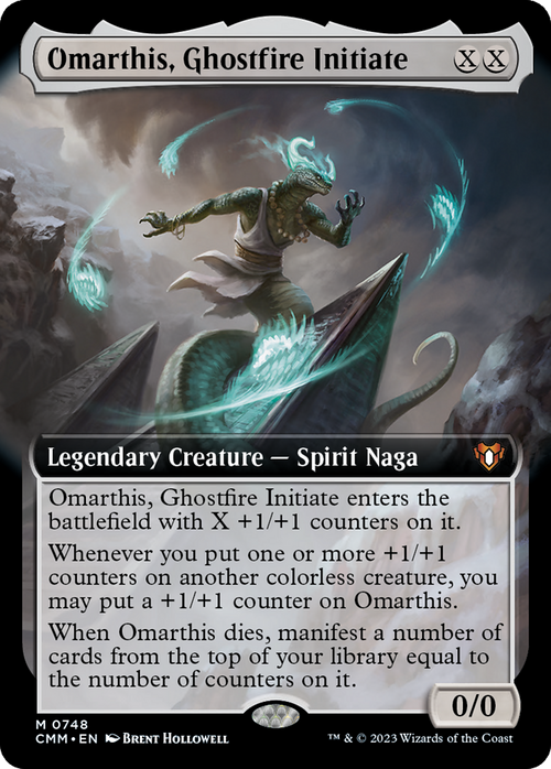 Omarthis, Ghostfire Initiate (Extended Art) (CMM-748) - Commander Masters: (Extended Art) Foil