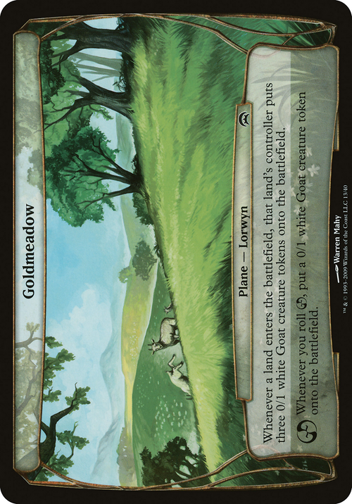 Goldmeadow (OVER-013) - Planechase Planes
