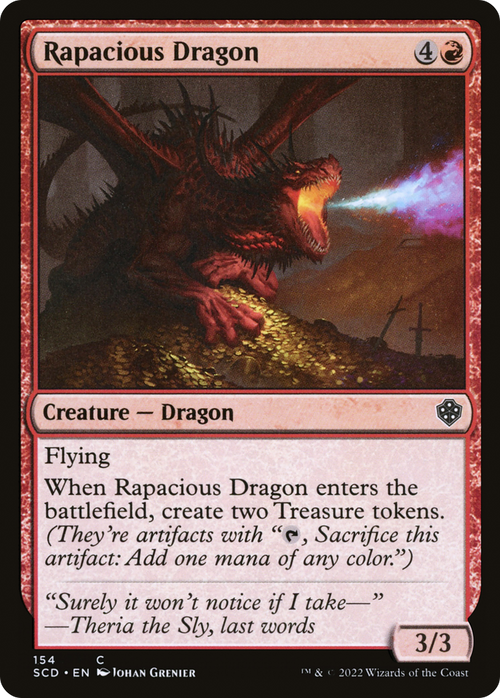 Rapacious Dragon (SCD-154) - Starter Commander Decks