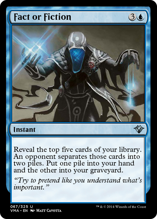 Fact or Fiction (VMA-067) - Vintage Masters Foil