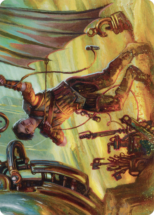 Mishra, Excavation Prodigy // Mishra, Excavation Prodigy (ABRO-036) - The Brothers' War Art Series (Borderless)