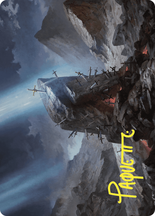 The Irencrag // The Irencrag (AWOE-044) - Wilds of Eldraine Art Series (Borderless) Foil