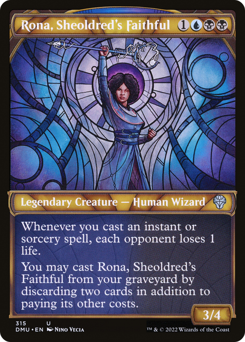 Rona, Sheoldred's Faithful (Showcase) (DMU-315) - Dominaria United: (Showcase)