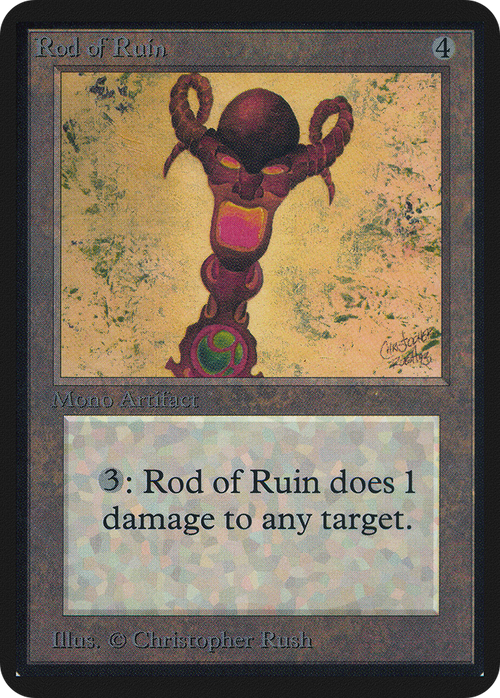 Rod of Ruin (LEA-) - Limited Edition Alpha