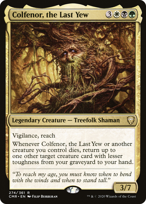 Colfenor, the Last Yew (CMR-274) - Commander Legends Foil