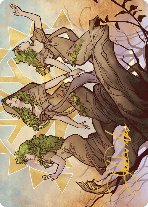 Trostani, Three Whispers // Trostani, Three Whispers (AMKM-037) - Murders at Karlov Manor Art Series (Borderless) Foil