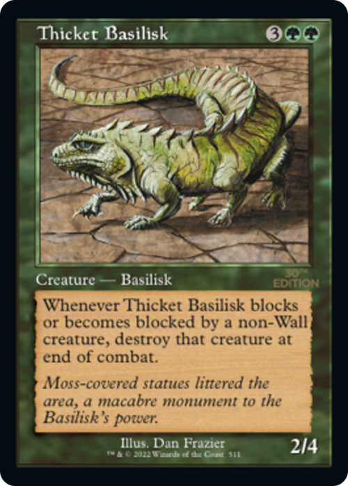 Thicket Basilisk (Retro Frame) (30A-511) - 30th Anniversary Edition