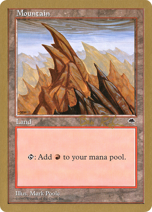 Mountain (Left) - 1998 Ben Rubin (TMP) (WCD-) - World Championship Decks 1998