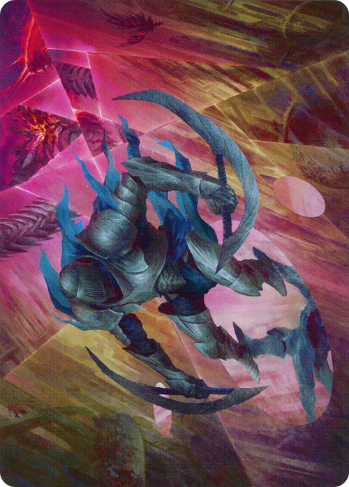 Xerex Strobe-Knight // Xerex Strobe-Knight (AMOM-020) - March of the Machine Art Series (Borderless) Foil