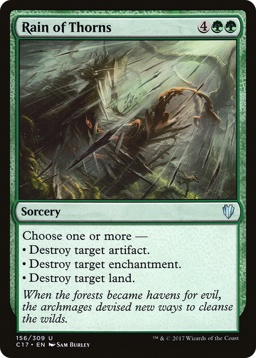 Rain of Thorns (C17-156) - Commander 2017
