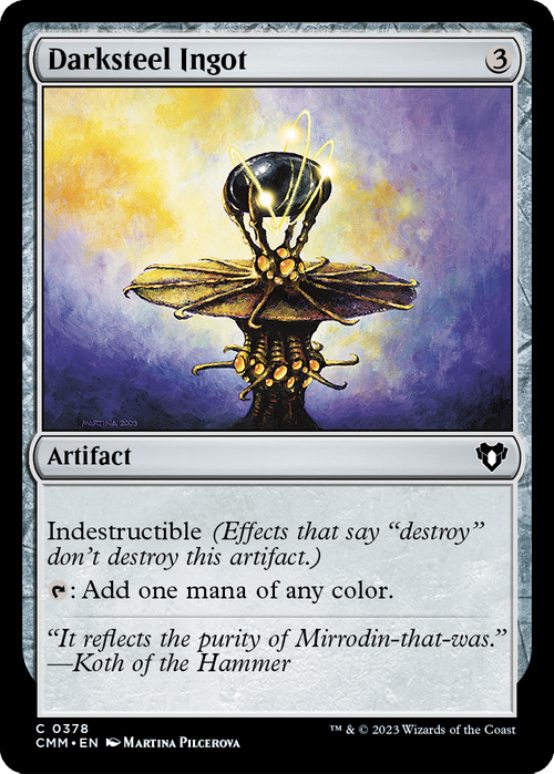 Darksteel Ingot (CMM-378) - Commander Masters
