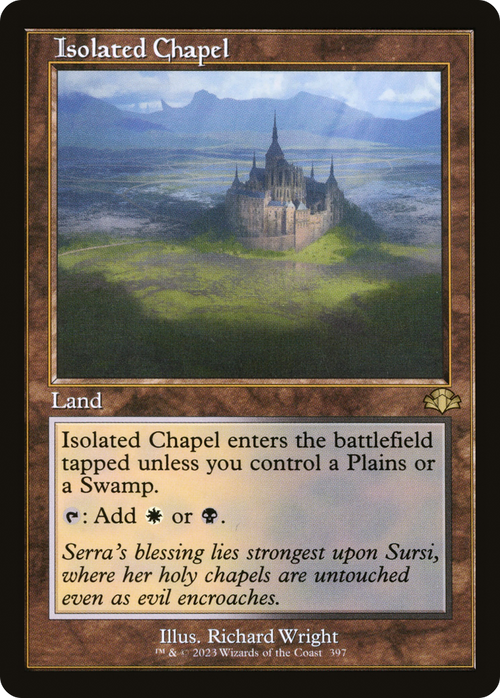 Isolated Chapel (Retro Frame) (DMR-397) - Dominaria Remastered Foil