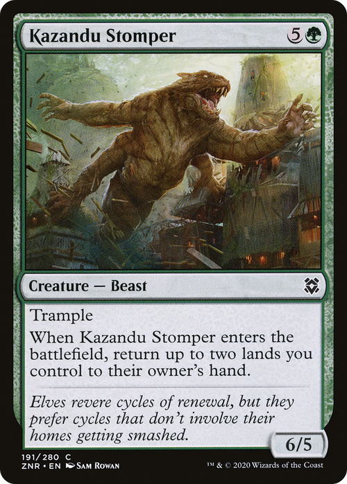 Kazandu Stomper (ZNR-191) - Zendikar Rising