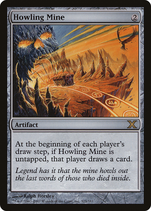 Howling Mine (10E-325) - Tenth Edition