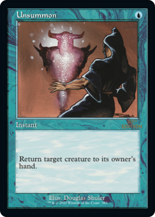 Unsummon (Retro Frame) (30A-383) - 30th Anniversary Edition
