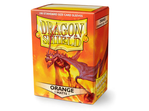 Dragon Shield Matte Card Sleeves – Orange