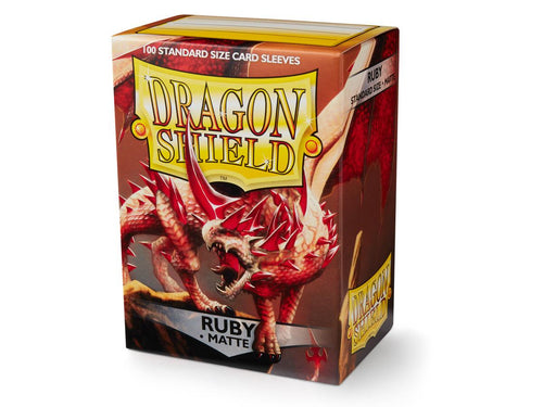 Dragon Shield Matte Sleeves - Ruby