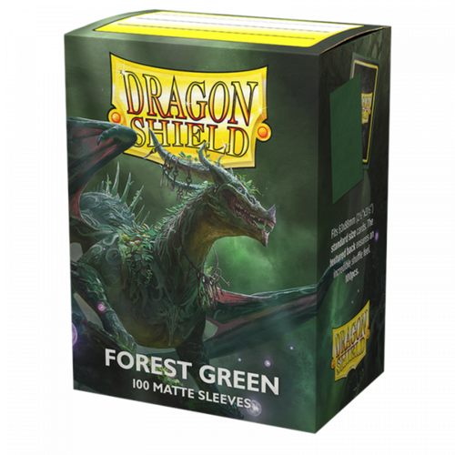Dragon Shield Matte Sleeves - Forest Green