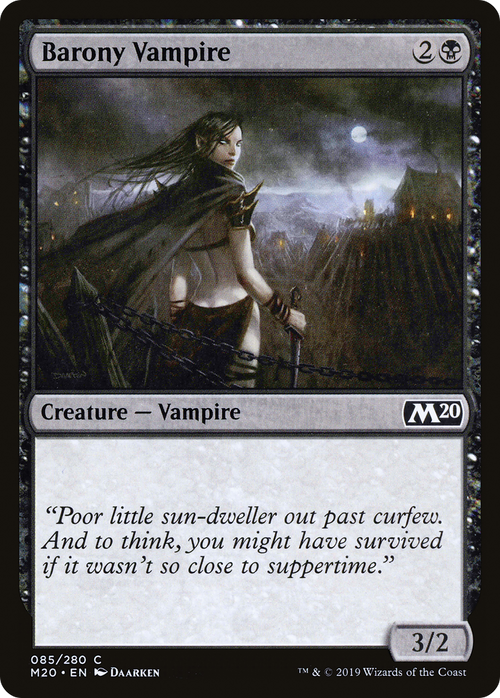Barony Vampire (M20-085) - Core Set 2020 Foil