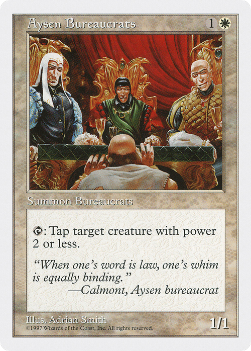 Aysen Bureaucrats (5ED-009) - Fifth Edition