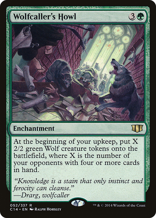 Wolfcaller's Howl (C14-052) - Commander 2014