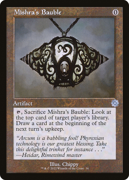 Mishra's Bauble (BRR-034) - The Brothers' War Retro Artifacts