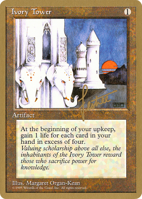 Ivory Tower - 1996 Bertrand Lestree (4ED) (WCD-) - Pro Tour Collector Set