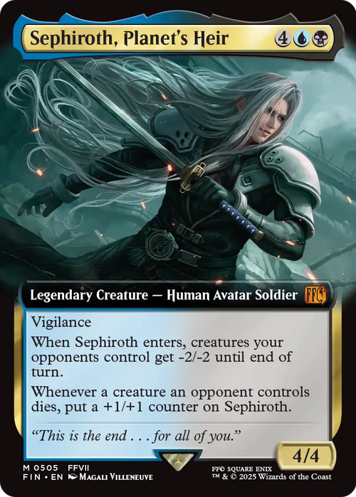 Sephiroth, Planet's Heir (Extended Art) (FIN-505) - FINAL FANTASY: (Extended Art)