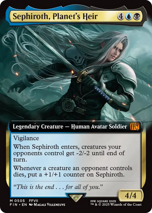 Sephiroth, Planet's Heir (Extended Art) (FIN-505) - FINAL FANTASY: (Extended Art)