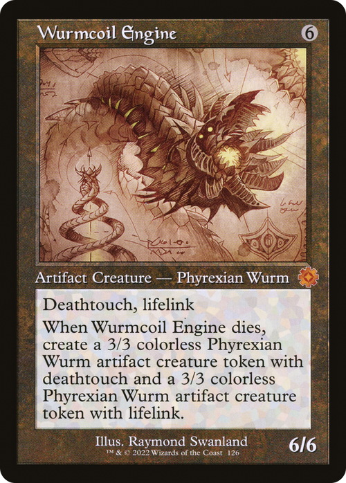 Wurmcoil Engine (Schematic) (BRR-126) - The Brothers' War Retro Artifacts