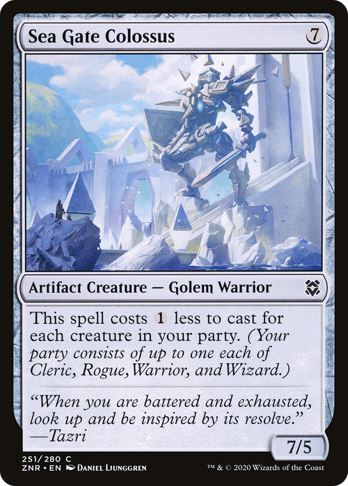 Sea Gate Colossus (ZNR-251) - Zendikar Rising Foil