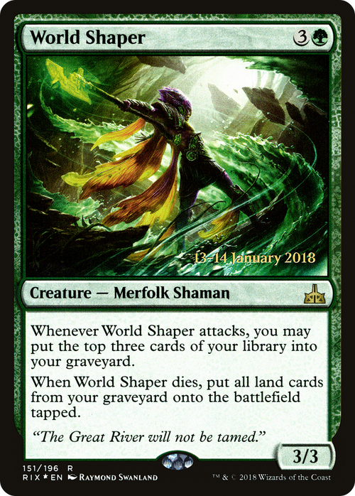 World Shaper (PRE-151S) - Rivals of Ixalan Promos Foil