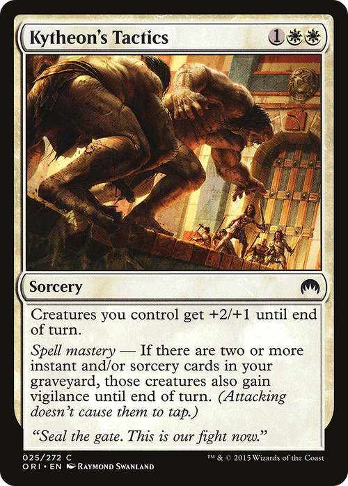 Kytheon's Tactics (ORI-025) - Magic Origins Foil