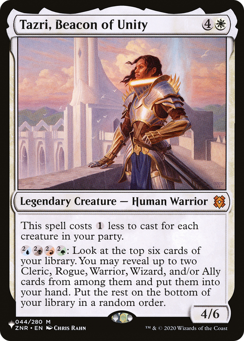 Tazri, Beacon of Unity (LIST-044/280) - The List