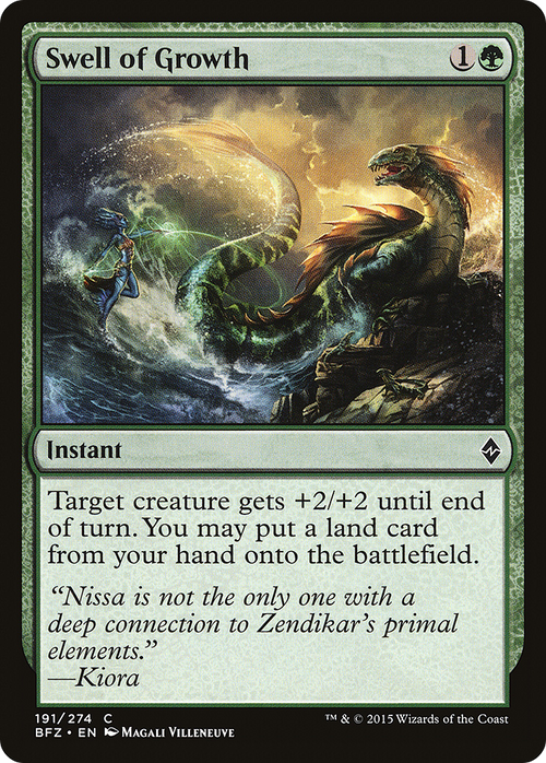 Swell of Growth (BFZ-191) - Battle for Zendikar