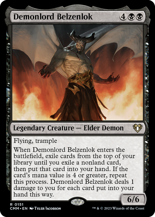 Demonlord Belzenlok (CMM-151) - Commander Masters Foil