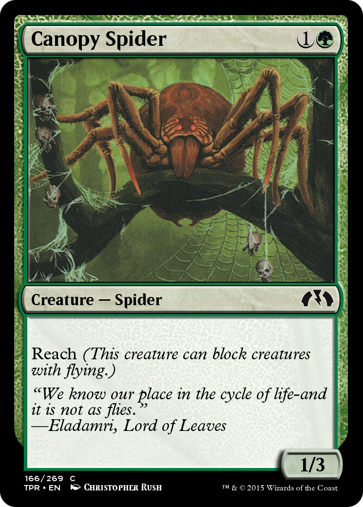 Canopy Spider (TPR-166) - Tempest Remastered Foil