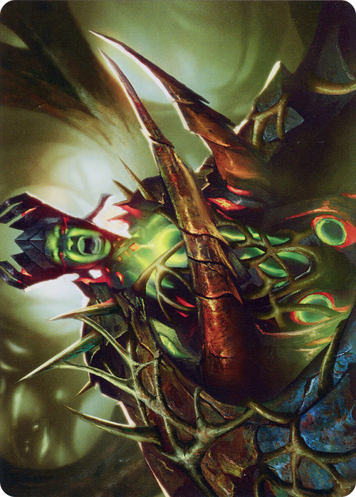 Maze's Mantle // Maze's Mantle (AONE-040) - Phyrexia: All Will Be One Art Series (Borderless) Foil