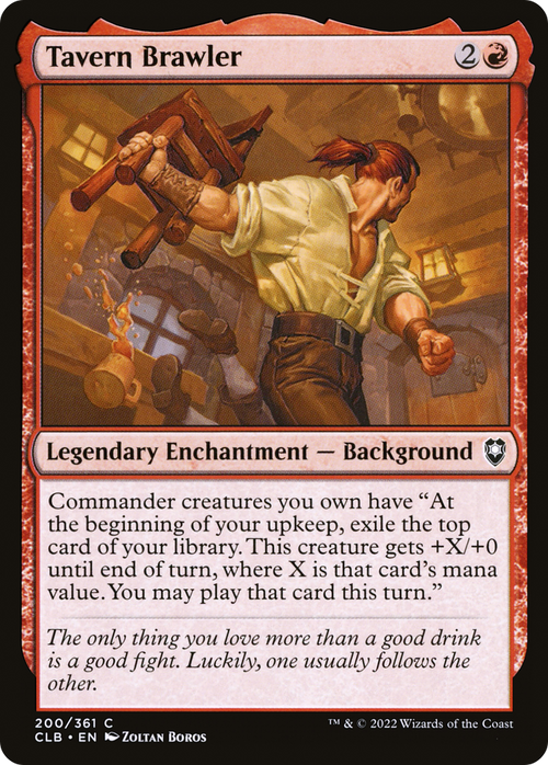 Tavern Brawler (CLB-200) - Commander Legends: Battle for Baldur's Gate Foil
