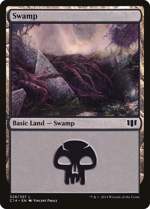 Swamp (329) (C14-329) - Commander 2014