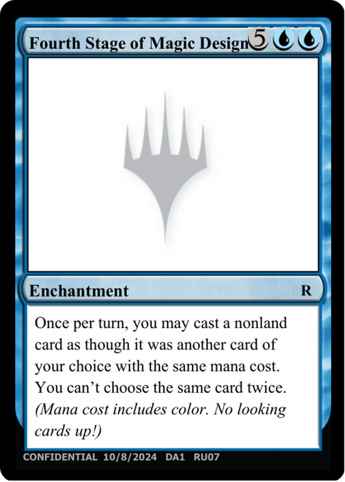Fourth Stage of Magic Design (UNK-RU07B) - Unknown Event