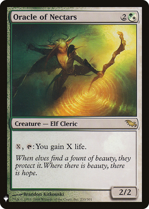 Oracle of Nectars (LIST-SHM-233) - The List