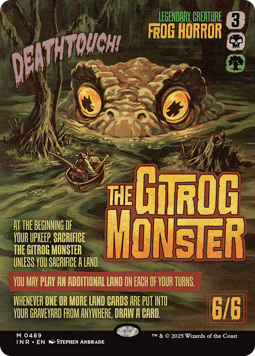 The Gitrog Monster (Showcase) (INR-489) - Innistrad Remastered: (Showcase) (Borderless)