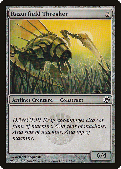 Razorfield Thresher (SOM-197) - Scars of Mirrodin