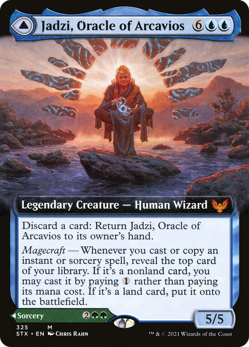 Jadzi, Oracle of Arcavios (Extended Art) (STX-325) - Strixhaven: School of Mages: (Extended Art)
