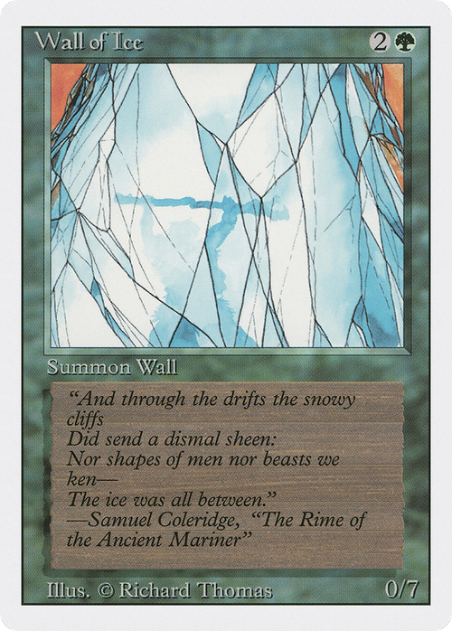 Wall of Ice (3ED-) - Revised Edition