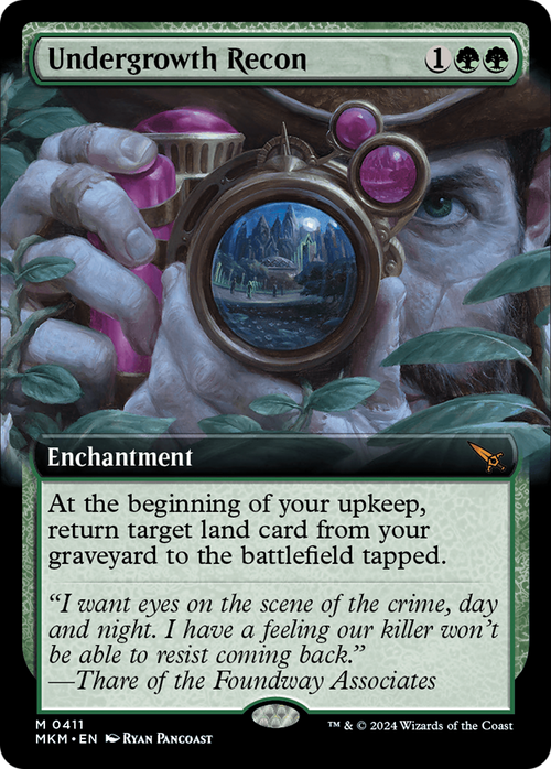 Undergrowth Recon (Extended Art) (MKM-411) - Murders at Karlov Manor: (Extended Art)