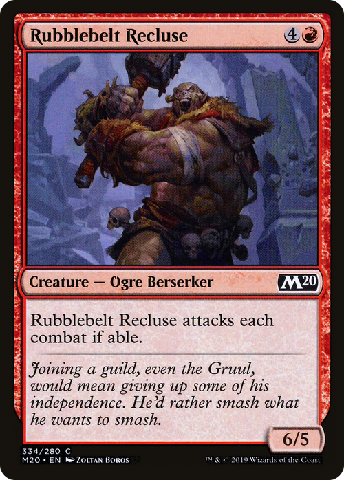 Rubblebelt Recluse (M20-334) - Core Set 2020